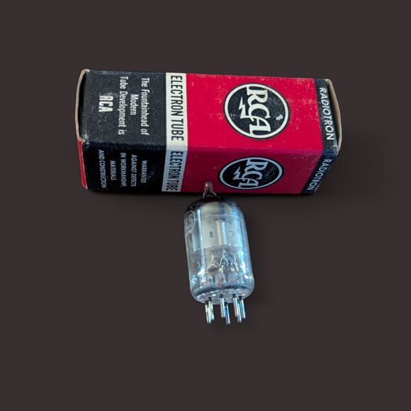 RCA 6AL5 Vacuum Tube Vintage Radio TV Amplifier Ham Electronics 7 Pins NOS NIB - Picture 1 of 5